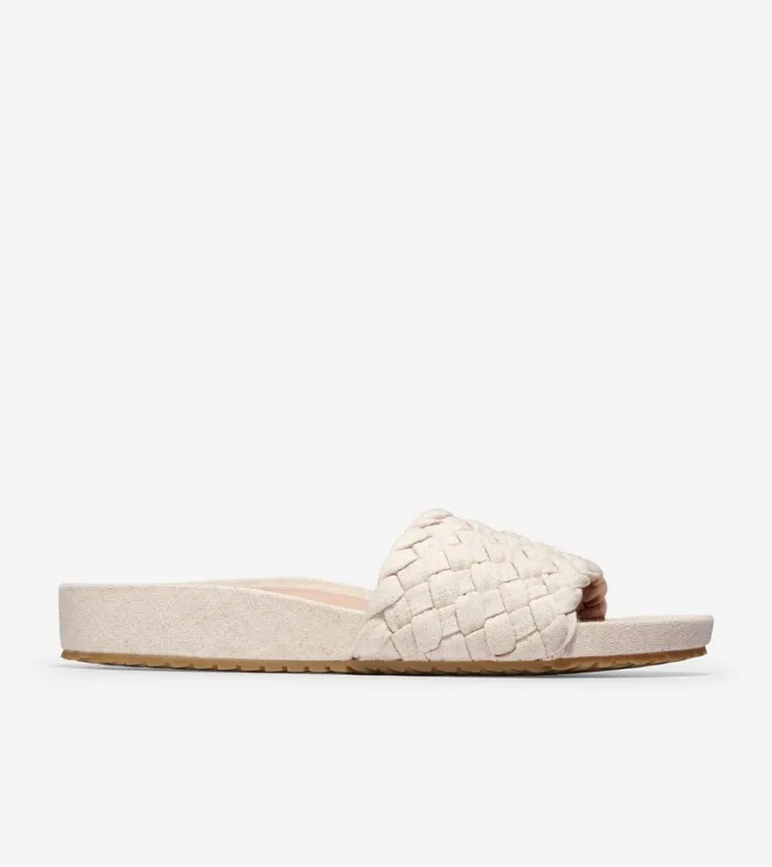 Sandals Women Cole Haan Mojave Slide Sandal Natural Linen