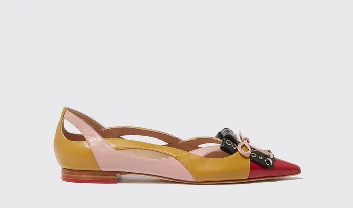 Scarosso Ballerinas Candy Multicolor 8211 Calf Leather 8211 Women