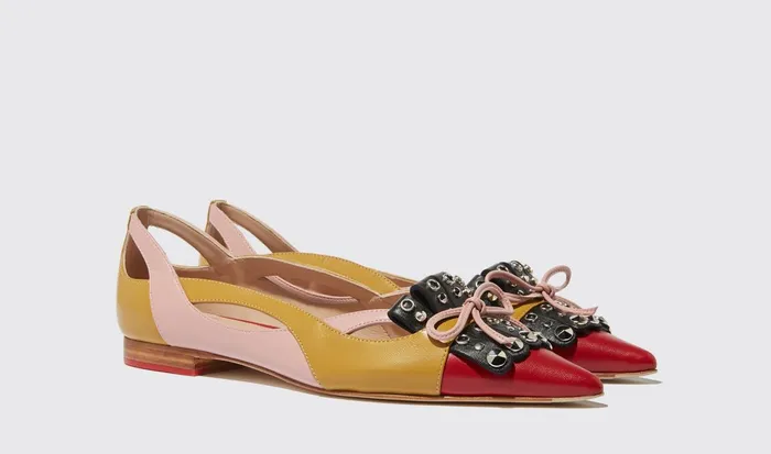 Scarosso Ballerinas Candy Multicolor 8211 Calf Leather 8211 Women
