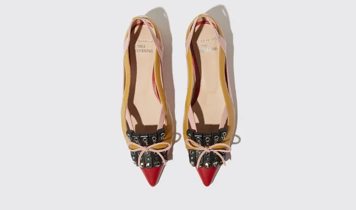 Scarosso Ballerinas Candy Multicolor 8211 Calf Leather 8211 Women