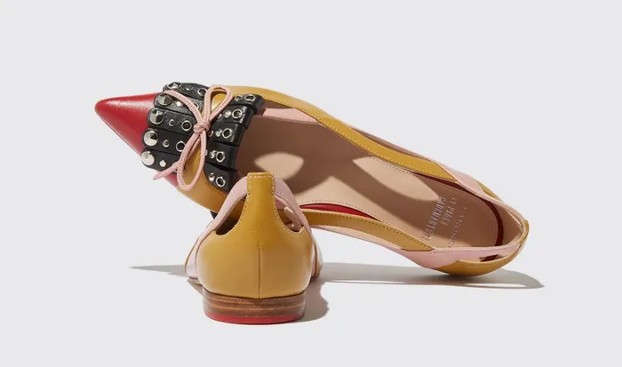 Scarosso Ballerinas Candy Multicolor 8211 Calf Leather 8211 Women