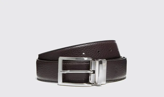 Scarosso Belts Cintura Reversibile Granata Neramarrone Black Calf 8211 Men