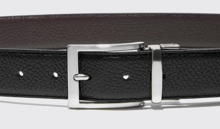 Scarosso Belts Cintura Reversibile Granata Neramarrone Black Calf 8211 Men