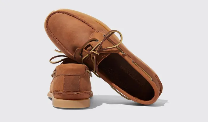 Scarosso Boat Shoes Jude Cognac Nubuck Cognac 8211 Nubuck 8211 Men