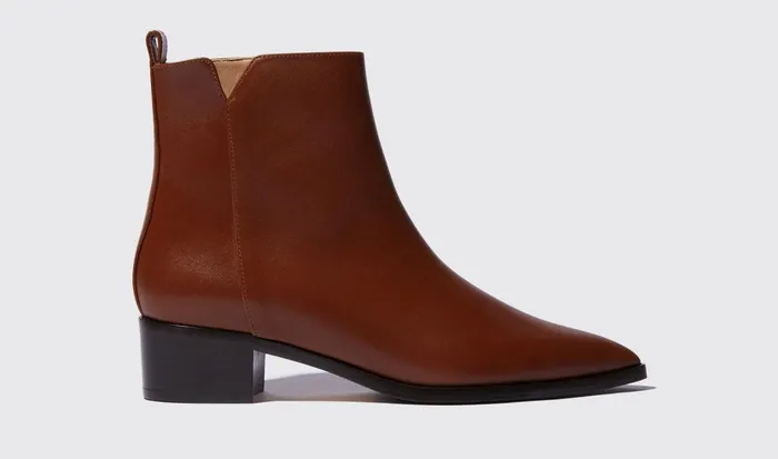 Scarosso Boots Alba Castagno Chestnut 8211 Calf 8211 Women