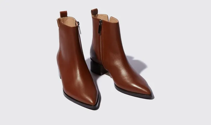 Scarosso Boots Alba Castagno Chestnut 8211 Calf 8211 Women
