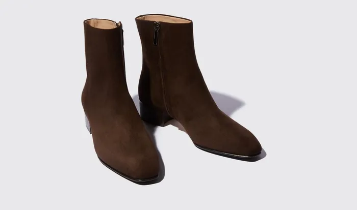 Scarosso Boots Ambra Marrone Scamosciata Brown 8211 Suede 8211 Women