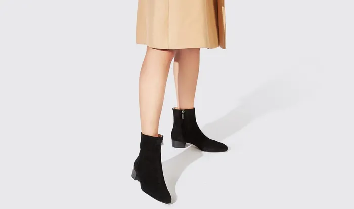 Scarosso Boots Ambra Nera Scamosciata Black 8211 Suede 8211 Women