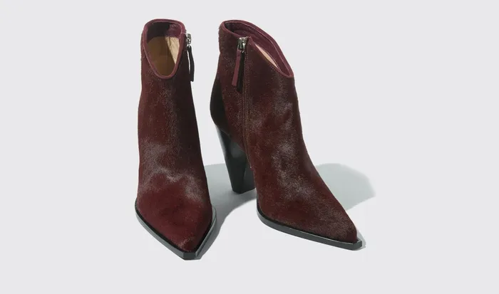 Scarosso Boots Angy Burgundy Pony Burgundy 8211 Pony 8211 Women