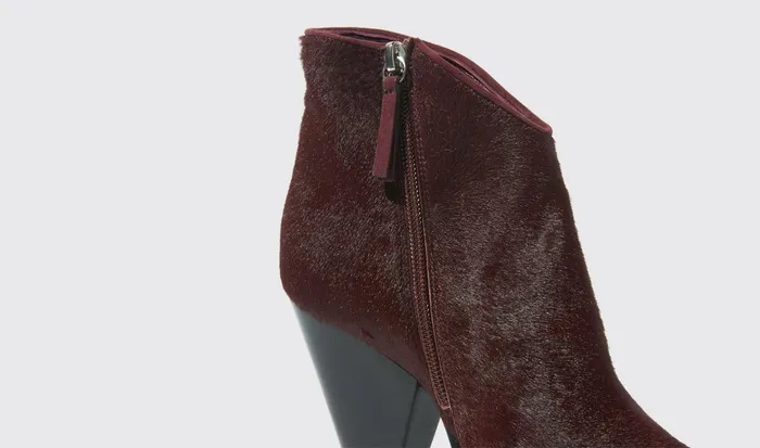 Scarosso Boots Angy Burgundy Pony Burgundy 8211 Pony 8211 Women