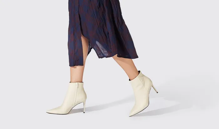 Scarosso Boots Anya Beige Beige 8211 Calf 8211 Women