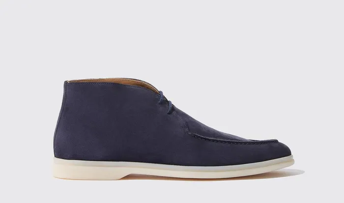 Scarosso Boots Arturo Blu Scamosciato Blue 8211 Suede 8211 Men