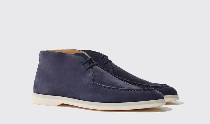 Scarosso Boots Arturo Blu Scamosciato Blue 8211 Suede 8211 Men