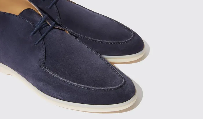 Scarosso Boots Arturo Blu Scamosciato Blue 8211 Suede 8211 Men