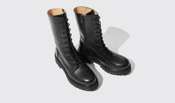 Scarosso Boots Cara Black Black 8211 Calf 8211 Women