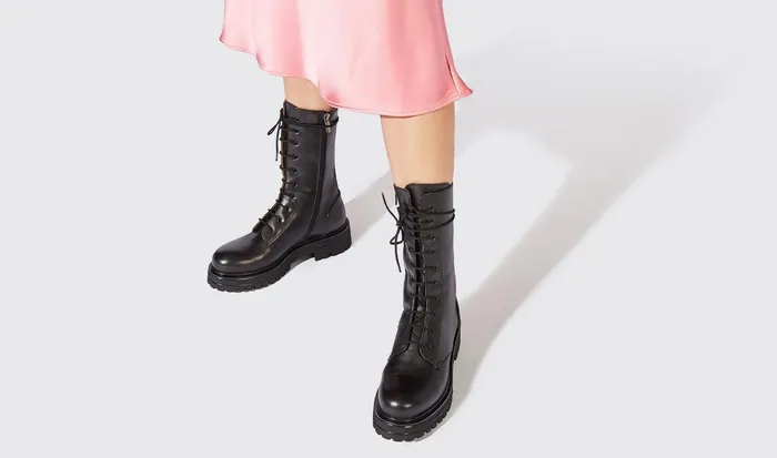 Scarosso Boots Cara Black Black 8211 Calf 8211 Women