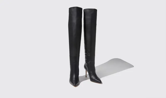 Scarosso Boots Carra Black Black 8211 Calf 8211 Women