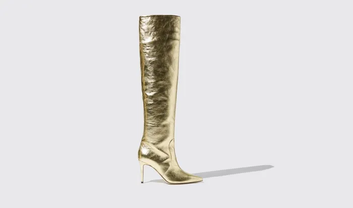 Scarosso Boots Carra Gold Gold 8211 Calf 8211 Women