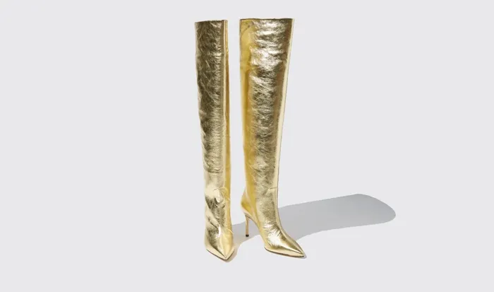 Scarosso Boots Carra Gold Gold 8211 Calf 8211 Women