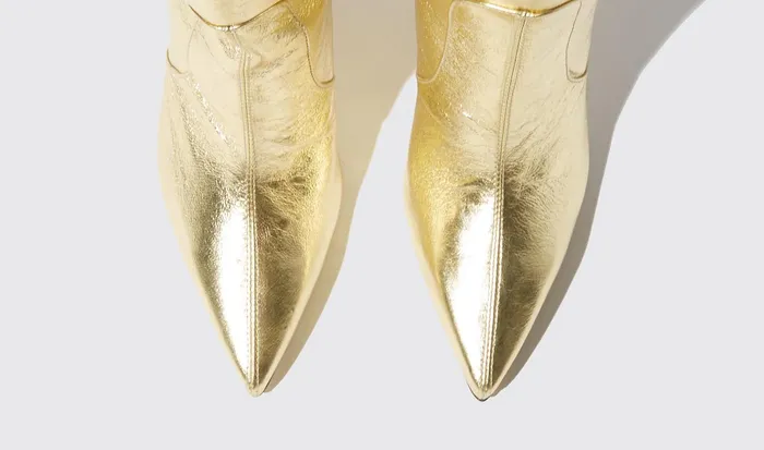 Scarosso Boots Carra Gold Gold 8211 Calf 8211 Women