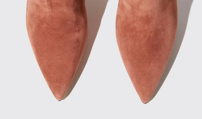 Scarosso Boots Carra Powder Suede Dusty Pink 8211 Suede 8211 Women