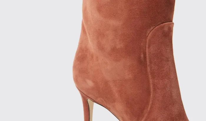 Scarosso Boots Carra Powder Suede Dusty Pink 8211 Suede 8211 Women