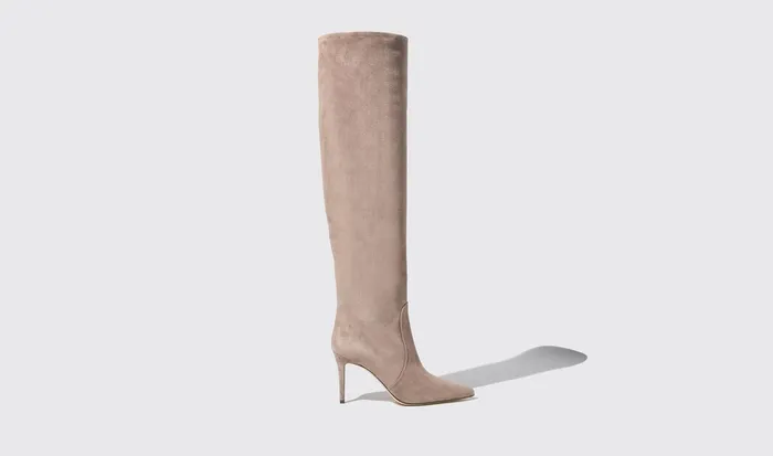 Scarosso Boots Carra Taupe Suede Taupe 8211 Suede 8211 Women