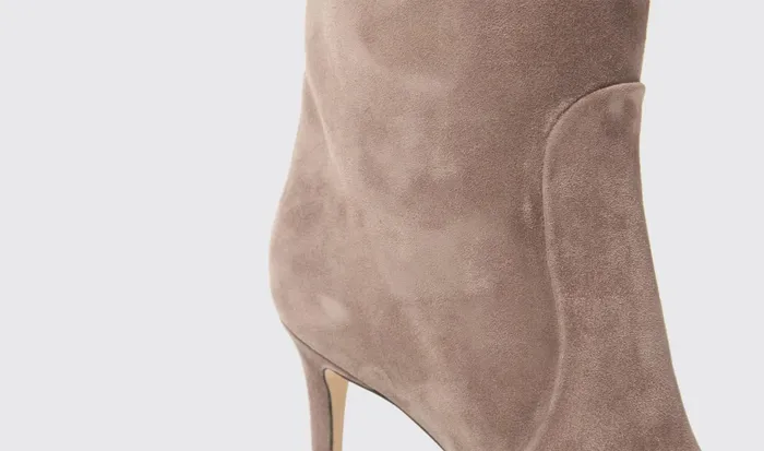 Scarosso Boots Carra Taupe Suede Taupe 8211 Suede 8211 Women