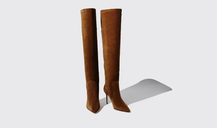 Scarosso Boots Carra Tobacco Suede Tobacco 8211 Suede 8211 Women