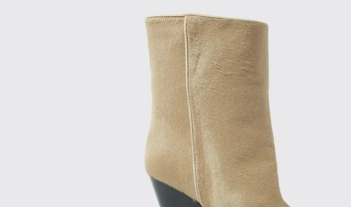 Scarosso Boots Emily Beige Pony Beige 8211 Pony 8211 Women