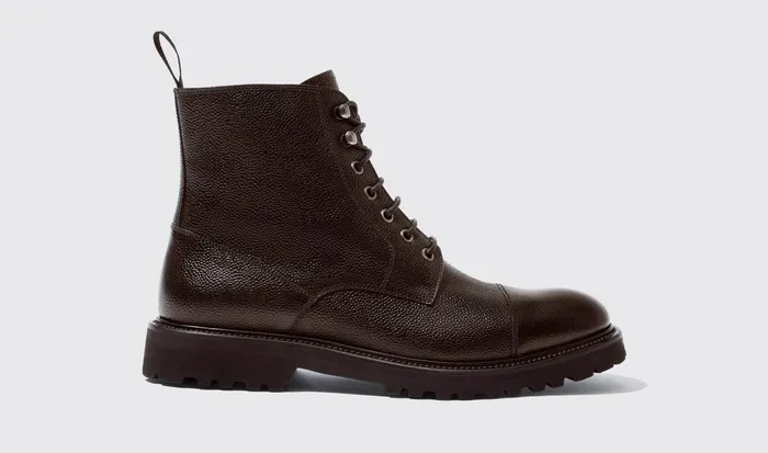 Scarosso Boots Jackie Grain Brown Brown 8211 Calf 8211 Men