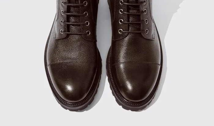Scarosso Boots Jackie Grain Brown Brown 8211 Calf 8211 Men