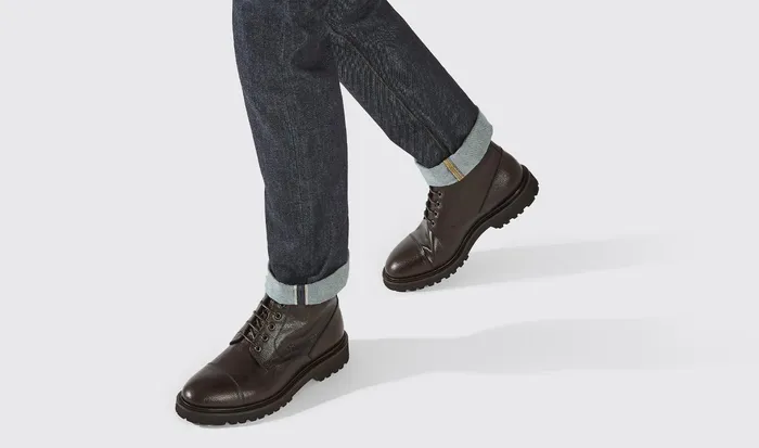 Scarosso Boots Jackie Grain Brown Brown 8211 Calf 8211 Men