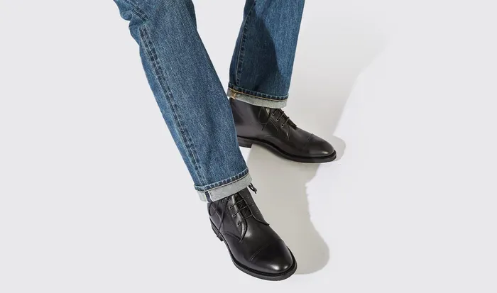 Scarosso Boots Paolo Nero Black 8211 Calf 8211 Men