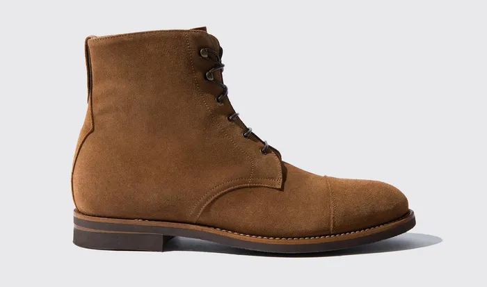 Scarosso Boots Paolo Snuff Light Brown 8211 Suede 8211 Men