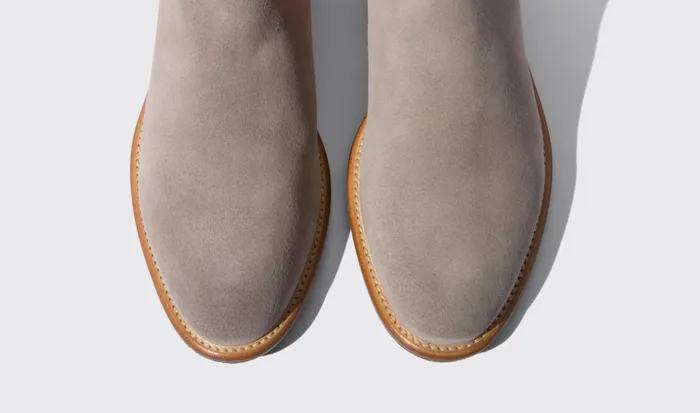 Scarosso Chelsea Boots Bruna Grey 8211 Suede 8211 Women