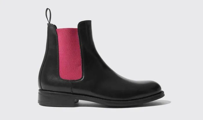 Scarosso Chelsea Boots Claudia Fuchsia Edit Pink 8211 Calf 8211 Women