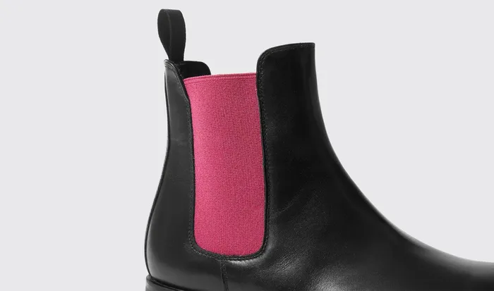 Scarosso Chelsea Boots Claudia Fuchsia Edit Pink 8211 Calf 8211 Women