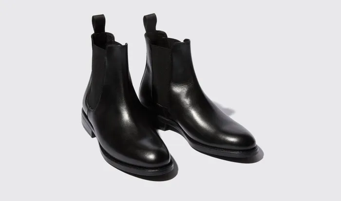 Scarosso Chelsea Boots Claudia Nera Black 8211 Calf 8211 Women