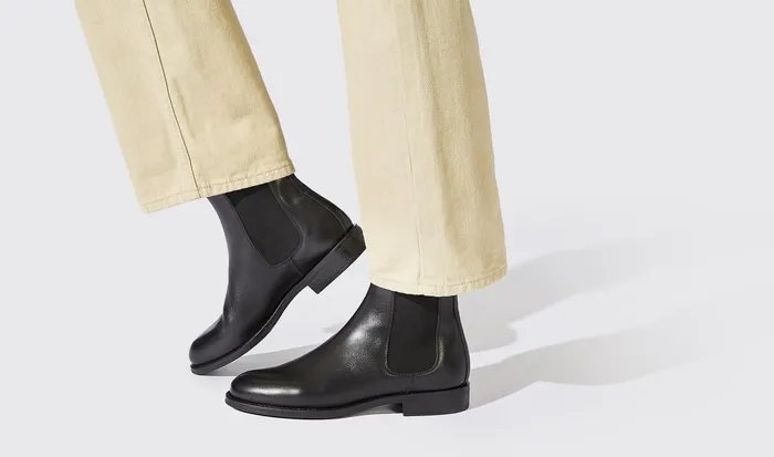Scarosso Chelsea Boots Claudia Nera Black 8211 Calf 8211 Women