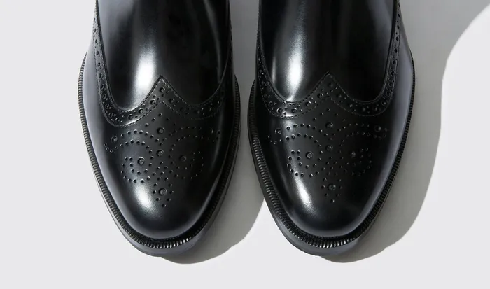 Scarosso Chelsea Boots Dario Nero Black Calf 8211 Men
