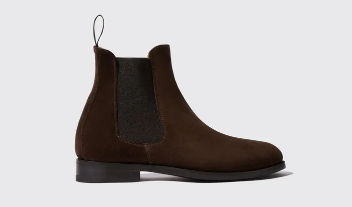 Scarosso Chelsea Boots Elena Marrone Scamosciata Brown 8211 Suede 8211 Women