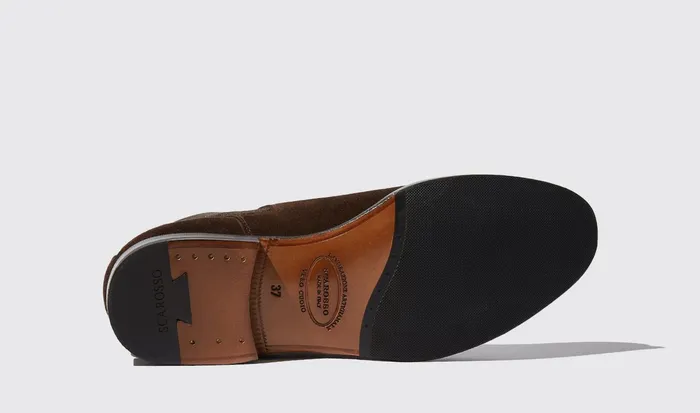 Scarosso Chelsea Boots Elena Marrone Scamosciata Brown 8211 Suede 8211 Women