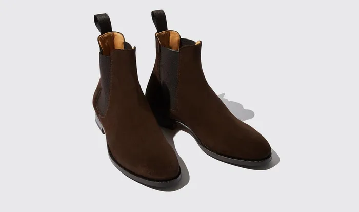 Scarosso Chelsea Boots Elena Marrone Scamosciata Brown 8211 Suede 8211 Women