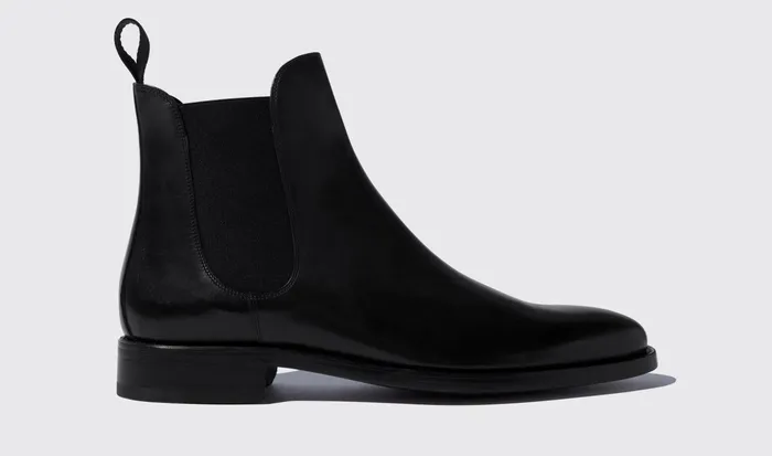 Scarosso Chelsea Boots Enzo Nero Black Calf 8211 Men