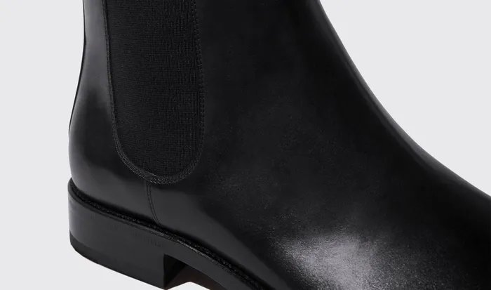Scarosso Chelsea Boots Enzo Nero Black Calf 8211 Men