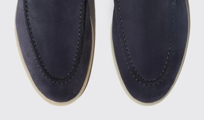 Scarosso Chelsea Boots Eugenia Blu Scamosciata Blue 8211 Suede Leather 8211 Women