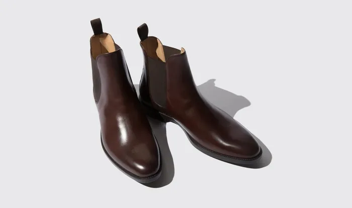 Scarosso Chelsea Boots Giacomo Marrone Brown Calf 8211 Men