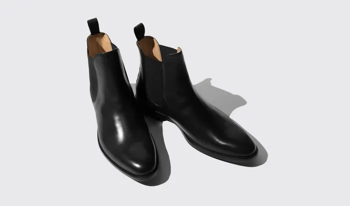 Scarosso Chelsea Boots Giacomo Nero Black Calf 8211 Men