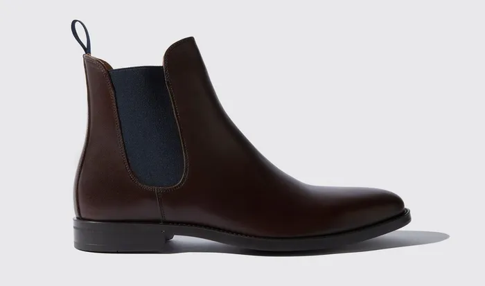 Scarosso Chelsea Boots Giacomo Testa Di Moro Brown Calf 8211 Men